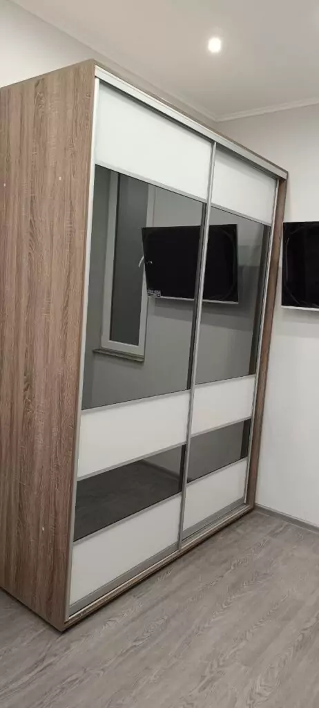 Шафа-купе дводверна Mirror White