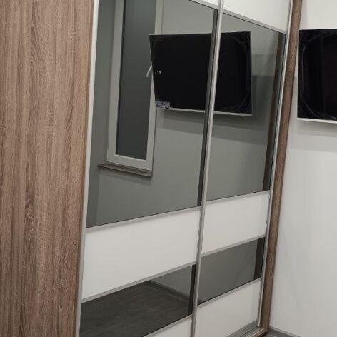 Шафа-купе дводверна Mirror White