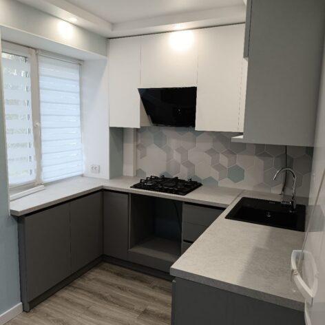 Кухня White Gray