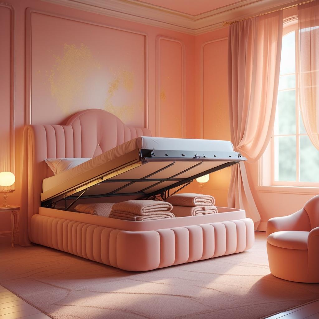 Як працює ліжко з підйомним механізмом